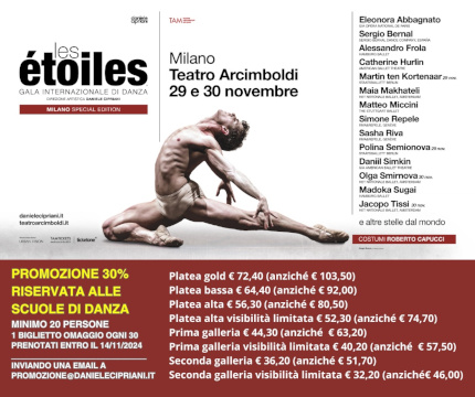 LES ETOILES : GALA INTERNAZIONALE DI DANZA